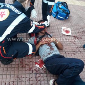 Homem é agredido com tijoladas após brigas entre guardadores de carros em Maringá Foto 1 Fotos de Homem é agredido com tijoladas após brigas entre guardadores de carros em Maringá