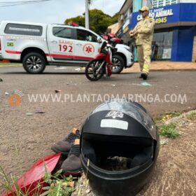 Carro avança preferencial causando acidente que deixou pai e filho feridos em Maringá Foto 7 Fotos de Carro avança preferencial causando acidente que deixou pai e filho feridos em Maringá