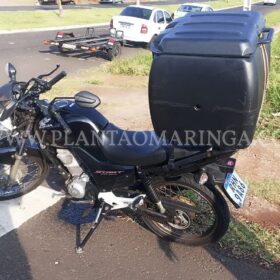 Flagrante - Motociclista sofre ferimentos graves após batida contra carro em Maringá Foto 3 Fotos de Flagrante - Motociclista sofre ferimentos graves após batida contra carro em Maringá