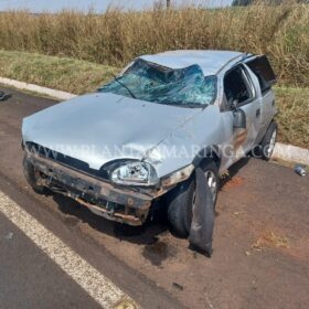 Condutor é ejetado e morre durante capotamento em Maringá Foto 9 Fotos de Condutor é ejetado e morre durante capotamento em Maringá