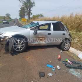 Condutor é ejetado e morre durante capotamento em Maringá Foto 10 Fotos de Condutor é ejetado e morre durante capotamento em Maringá
