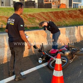 Mulher morre após cair de moto e ser atropelada por vários veículos em Maringá Foto 4 Fotos de Mulher morre após cair de moto e ser atropelada por vários veículos em Maringá