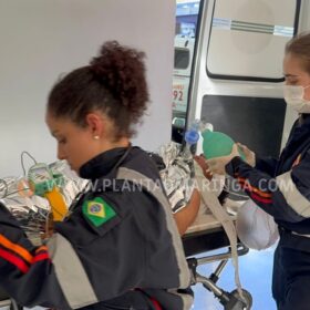 Homem cair de telhado durante conserto e é intubado em Maringá Foto 4 Fotos de Homem cair de telhado durante conserto e é intubado em Maringá