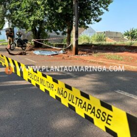 Jovem morre após bater moto contra poste em Maringá Foto 5 Fotos de Jovem morre após bater moto contra poste em Maringá