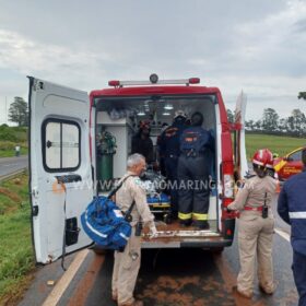 Dois helicópteros são acionados para resgatar vítimas de acidente na BR-376 Foto 3 Fotos de Dois helicópteros são acionados para resgatar vítimas de acidente na BR-376
