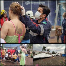 Tenda desaba com forte chuva e deixa 8 pessoas feridas em Maringá Foto 10 Fotos de Tenda desaba com forte chuva e deixa 8 pessoas feridas em Maringá