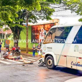 Motorista de micro-ônibus avança preferencial e causa grave acidente em Maringá Foto 4 Fotos de Motorista de micro-ônibus avança preferencial e causa grave acidente em Maringá