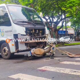 Motorista de micro-ônibus avança preferencial e causa grave acidente em Maringá Foto 6 Fotos de Motorista de micro-ônibus avança preferencial e causa grave acidente em Maringá