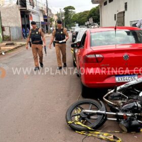 Prótese da perna de motociclista é arremessada após acidente em Sarandi Foto 2 Fotos de Prótese da perna de motociclista é arremessada após acidente em Sarandi