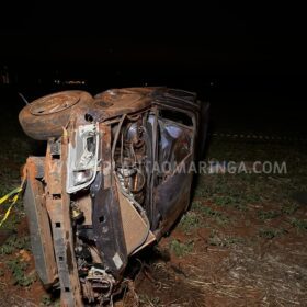 Um adolescente morreu e duas sofreram ferimentos graves após carro com queixa de furto capotar Foto 18 Fotos de Um adolescente morreu e duas sofreram ferimentos graves após carro com queixa de furto capotar