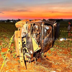 Um adolescente morreu e duas sofreram ferimentos graves após carro com queixa de furto capotar Foto 7 Fotos de Um adolescente morreu e duas sofreram ferimentos graves após carro com queixa de furto capotar