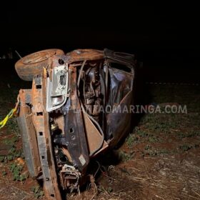 Um adolescente morreu e duas sofreram ferimentos graves após carro com queixa de furto capotar Foto 10 Fotos de Um adolescente morreu e duas sofreram ferimentos graves após carro com queixa de furto capotar