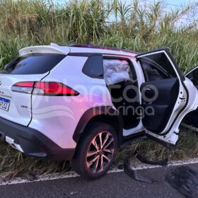 Batida frontal entre dois carros deixa cinco pessoas feridas em Maringá Foto 6 Fotos de Batida frontal entre dois carros deixa cinco pessoas feridas em Maringá