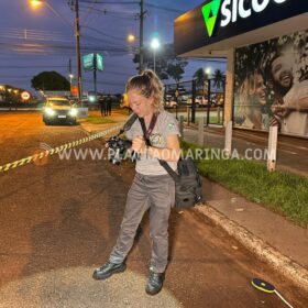 Câmera registrou ladrões que explodiram caixa eletrônico em Maringá Foto 3 Fotos de Câmera registrou ladrões que explodiram caixa eletrônico em Maringá