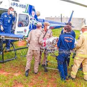 Homem é socorrido de helicóptero após ser baleado em Maringá; estado é grave Foto 4 Fotos de Homem é socorrido de helicóptero após ser baleado em Maringá; estado é grave