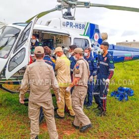 Homem é socorrido de helicóptero após ser baleado em Maringá; estado é grave Foto 6 Fotos de Homem é socorrido de helicóptero após ser baleado em Maringá; estado é grave