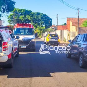 Homem é socorrido em estado gravíssimo após ser esfaqueado pelo próprio irmão em Maringá Foto 1 Fotos de Homem é socorrido em estado gravíssimo após ser esfaqueado pelo próprio irmão em Maringá