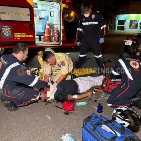 Motociclista é intubado após grave acidente em Maringá Foto 6 Fotos de Motociclista é intubado após grave acidente em Maringá