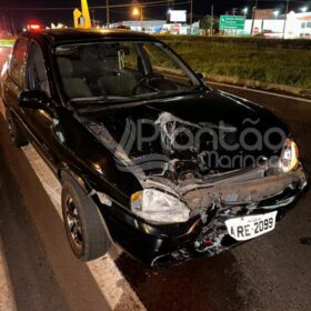 Motociclista foge da polícia na contramão e bate de frente com carro em Maringá Foto 6 Fotos de Motociclista foge da polícia na contramão e bate de frente com carro em Maringá
