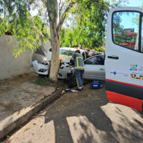 Duas mulheres e uma criança sofreram ferimentos graves após carro bater em árvore Foto 4 Fotos de Duas mulheres e uma criança sofreram ferimentos graves após carro bater em árvore
