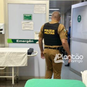 Homem é socorrido após ser baleado no portão de casa em Maringá Foto 3 Fotos de Homem é socorrido após ser baleado no portão de casa em Maringá
