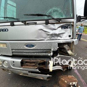 Motociclista morre em acidente após bater de frente com caminhão em Maringá Foto 4 Fotos de Motociclista morre em acidente após bater de frente com caminhão em Maringá