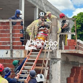 Trabalhador fica ferido ao cair em laje de construção em Maringá Foto 11 Fotos de Trabalhador fica ferido ao cair em laje de construção em Maringá