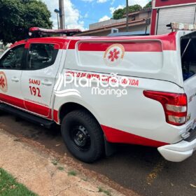 Trabalhador fica ferido ao cair em laje de construção em Maringá Foto 1 Fotos de Trabalhador fica ferido ao cair em laje de construção em Maringá