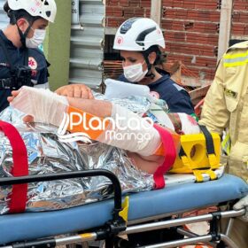 Trabalhador fica ferido ao cair em laje de construção em Maringá Foto 5 Fotos de Trabalhador fica ferido ao cair em laje de construção em Maringá