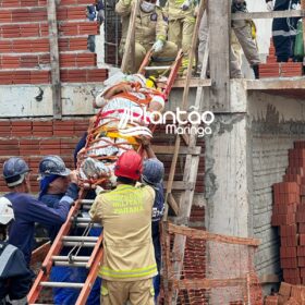 Trabalhador fica ferido ao cair em laje de construção em Maringá Foto 7 Fotos de Trabalhador fica ferido ao cair em laje de construção em Maringá