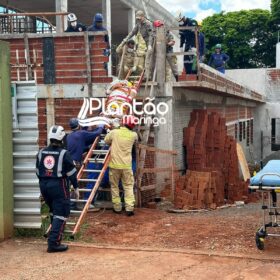 Trabalhador fica ferido ao cair em laje de construção em Maringá Foto 10 Fotos de Trabalhador fica ferido ao cair em laje de construção em Maringá