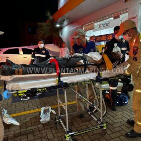 Homem é intubado após ser esfaqueado na Praça Souza Naves, em Maringá Foto 4 Fotos de Homem é intubado após ser esfaqueado na Praça Souza Naves, em Maringá