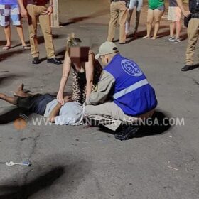 Moradores filmam jovem sendo agredido com pedradas na cabeça em Maringá Foto 7 Fotos de Moradores filmam jovem sendo agredido com pedradas na cabeça em Maringá