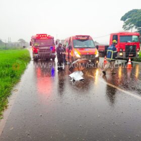 Mulher morre ao ser atropelada na rodovia em Maringá Foto 4 Fotos de Mulher morre ao ser atropelada na rodovia em Maringá
