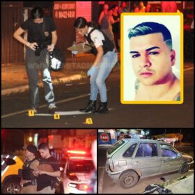 Homem é executado com 25 tiros dentro de carro em Sarandi Foto 1 Fotos de Homem é executado com 25 tiros dentro de carro em Sarandi