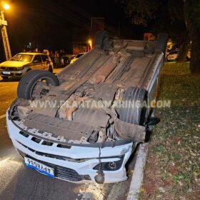Motorista com suspeita de estar embriagado é preso com arma de fogo após causar acidente em Maringá Foto 2 Fotos de Motorista com suspeita de estar embriagado é preso com arma de fogo após causar acidente em Maringá
