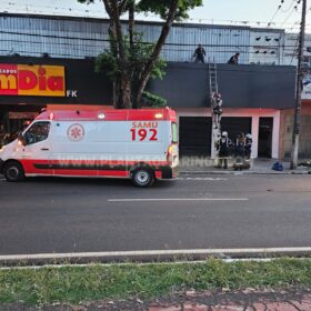 Trabalhador é intubado após sofrer choque de mais de 13 mil volts em Maringá Foto 2 Fotos de Trabalhador é intubado após sofrer choque de mais de 13 mil volts em Maringá