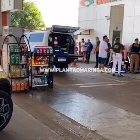 Câmera de segurança flagra momento em que homem é esfaqueado por colega de trabalho, em Maringá. Foto 3 Fotos de Câmera de segurança flagra momento em que homem é esfaqueado por colega de trabalho, em Maringá.