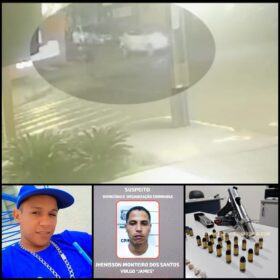 Câmera registrou tiroteio na saída de uma tabacaria que matou rapaz e deixou moça gravemente ferida em Sarandi Foto 1 Fotos de Câmera registrou tiroteio na saída de uma tabacaria que matou rapaz e deixou moça gravemente ferida em Sarandi