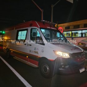 Ciclista de 18 anos é intubado após ser atropelado por caminhão em Maringá. Foto 2 Fotos de Ciclista de 18 anos é intubado após ser atropelado por caminhão em Maringá.