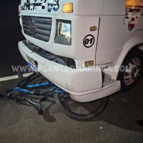 Ciclista de 18 anos é intubado após ser atropelado por caminhão em Maringá. Foto 9 Fotos de Ciclista de 18 anos é intubado após ser atropelado por caminhão em Maringá.