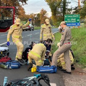 Ciclista fica em estado grave após ser atropelado por carreta em Maringá Foto 6 Fotos de Ciclista fica em estado grave após ser atropelado por carreta em Maringá