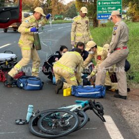 Ciclista fica em estado grave após ser atropelado por carreta em Maringá Foto 7 Fotos de Ciclista fica em estado grave após ser atropelado por carreta em Maringá