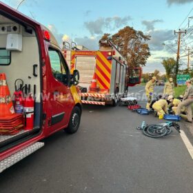 Ciclista fica em estado grave após ser atropelado por carreta em Maringá Foto 8 Fotos de Ciclista fica em estado grave após ser atropelado por carreta em Maringá