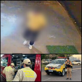 Jovem é socorrido só de cueca e afirma que foi sequestrado e teve a caminhonete roubada em Maringá Foto 1 Fotos de Jovem é socorrido só de cueca e afirma que foi sequestrado e teve a caminhonete roubada em Maringá