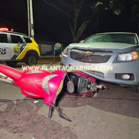 Motorista embriagado bate carro em traseira de moto e deixa gestante e marido feridos em Maringá Foto 3 Fotos de Motorista embriagado bate carro em traseira de moto e deixa gestante e marido feridos em Maringá