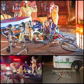 Ciclista é intubado após colisão com ônibus do transporte coletivo em Maringá Foto 10 Fotos de Ciclista é intubado após colisão com ônibus do transporte coletivo em Maringá