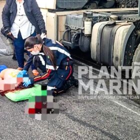 A caminho do trabalho moça é socorrida em estado grave após ser arrastada por carreta em Maringá Foto 2 Fotos de A caminho do trabalho moça é socorrida em estado grave após ser arrastada por carreta em Maringá