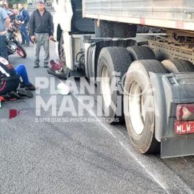 A caminho do trabalho moça é socorrida em estado grave após ser arrastada por carreta em Maringá Foto 4 Fotos de A caminho do trabalho moça é socorrida em estado grave após ser arrastada por carreta em Maringá