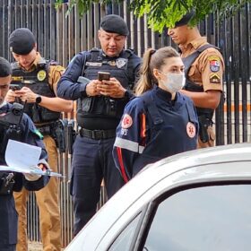 Câmera registra funcionário de supermercado sendo executado na frente do trabalho em Sarandi Foto 2 Fotos de Câmera registra funcionário de supermercado sendo executado na frente do trabalho em Sarandi